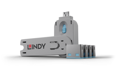 USB-A Port Blocker – Kit with Key and Locks