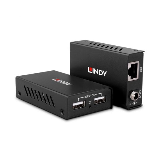 100m Cat.6 USB 2.0 2-Port Hub Extender