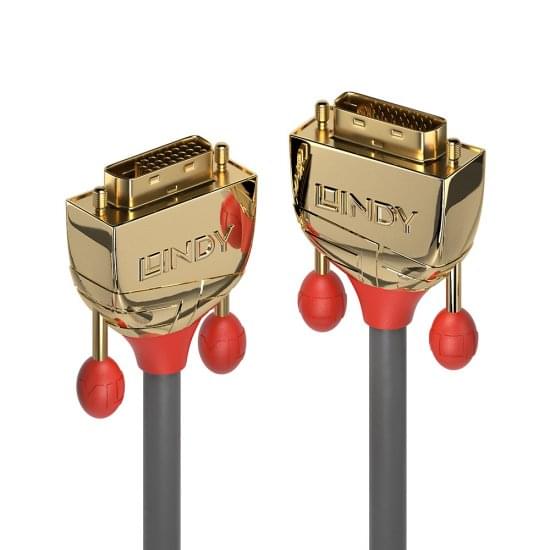 1m DVI-D Dual Link Cable, Gold Line