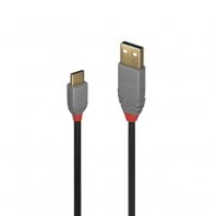 LINDY USB 2.0 Kabel Typ A Auf C – 1m, Abgewinkelt, Mit 10 Jahren Garantie