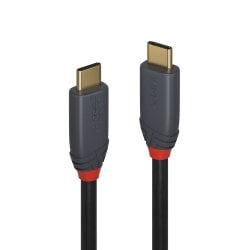 1m USB 3.2 USB-C to C Cable, 20Gbps, 4K60, 100W PD, Anthra Line