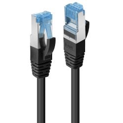 20m CAT6a S/FTP LS0H Snagless Gigabit Ethernet Cable, Black