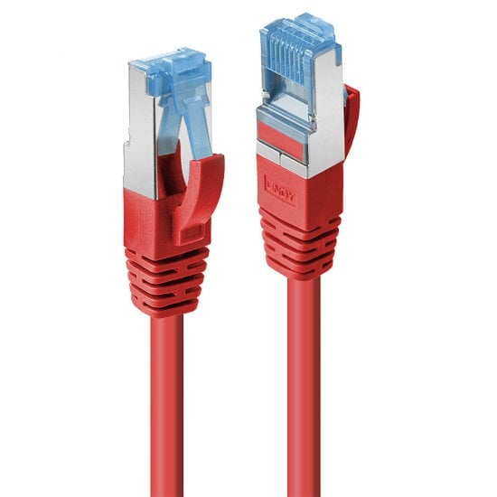 2m CAT6a S/FTP LS0H Snagless Gigabit Ethernet Cable, Red