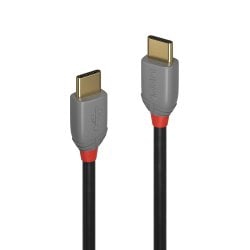 2m USB 2.0 USB-C to C Cable, 480Mbps, 60W PD, Anthra Line