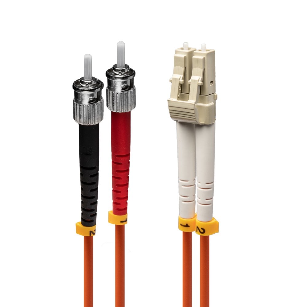 Lotto 5 Nuovo Fibra Ottica Rete Cavo Lc-Lc 50/125 Multimode Doppio