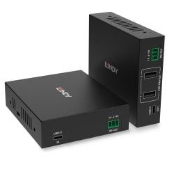 5km Fibre Optic Type C 4K60 Video and Data, USB 2.0 & RS232 Extender