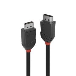 5m DisplayPort 2.1 54G Cable, Black Line