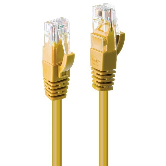 7.5m Cat.6 U/UTP Ethernet Cable, Yellow