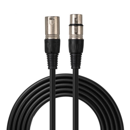 7.5m XLR Male to XLR Female Audio Cable