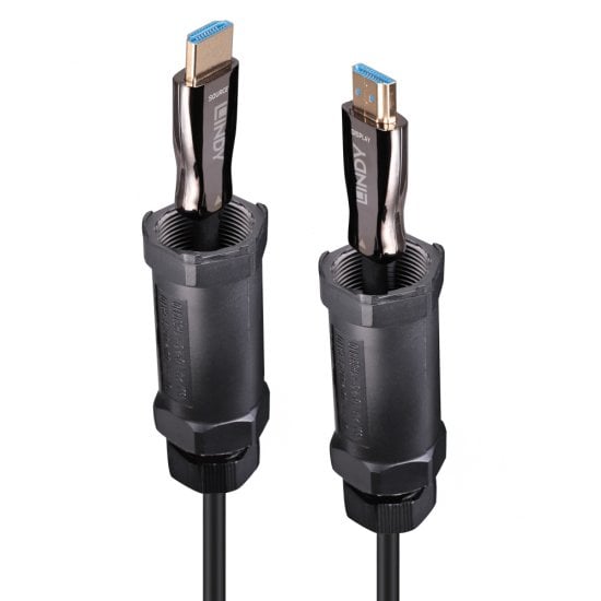 70m Armoured Fibre Optic Hybrid HDMI 8K60 Cable