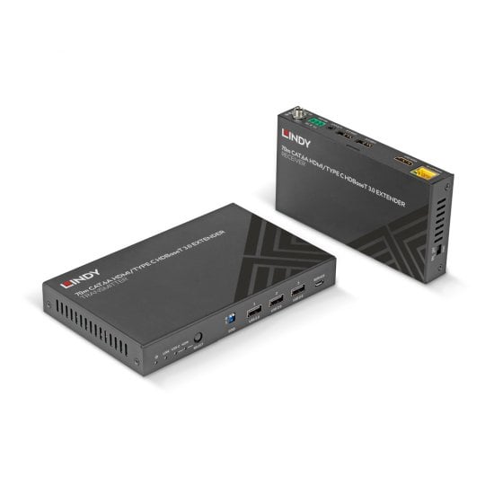 70m Cat.6A HDMI 4K60 & Type C HDBaseT 3.0 KVM Extender