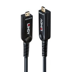 70m Fibre Optic Hybrid Micro-HDMI 8K60 LSZH Cable with Detachable HDMI Connectors