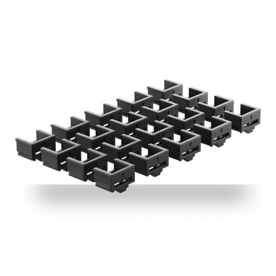 RJ45 Port Blocker Extra Lock Pack, Black (20x Locks)