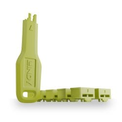 RJ45 Port Blocker Kit, Green (1x Key, 10x Locks)