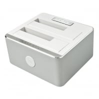 Lindy USB 2.0 HDD Docking Station – Für 2,5'' & 3,5'' SATA Festplatten, Mit Netzteil
