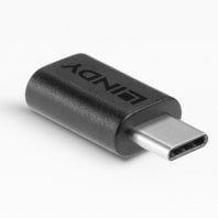 Lindy USB-C Adapter 90° – USB 3.2 Typ C Auf C, Bis 20 Gbit/s, Für Enge Anschlüsse