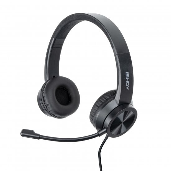 USB-C Office Headset with USB A to C Adapter